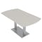 Skutchi Designs 33.5 in W, 59.5 in L, 29 in H, Engineered Wood Top, Ivory HAR-AREC-34X60-DOU-XD1026 - alternate 1